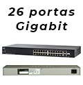 Switch Cisco SG250-26 26 portas Gigabit, 2 dual com SFP