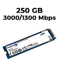 SSD 250GB M.2 Kingston SNV2S/250G NV2 NVMe 3000 MBps PCIe 4.0