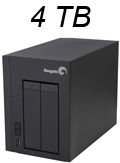 NAS Storage c/ 4TB Seagate STCT400010 USB3, 1 Gigabit