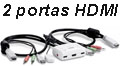 Switch chaveador KVM Trendnet TK-215I c/ 2 portas HDMI