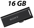 Pendrive 16GB Sony MicroVault USM16GR/BM c/ LED, USB2