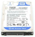 HD de notebook 750GB Western Digital SATA-1, 5400 RPM