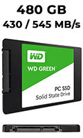 SSD 480GB WD Green WDS480G2G0A 6Gbps 430MB/s, 545MB/s