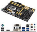 Placa me Asus Z87-K p/ Intel LGA-1150, p/ i7 i5 i3, 4G