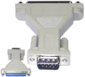 Adaptador DB9 macho para DB25 fmea LeaderShip 7740#98