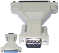 Adaptador DB9 macho para DB25 fmea LeaderShip 7740#98