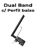 Placa de rede PCI-e sem fio AC600 TP-Link Archer T2E2