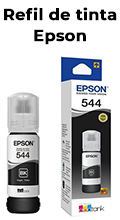 Refil de tinta Epson T544120 preto 65 ml p/ L31502