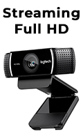 Webcam Logitech C922 Pro HD Stream 1080p/30fps 720p/60f2