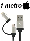 Cabo Micro USB e Lightning Easy Mobile Smart c/ 1 m#98