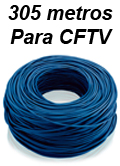 Caixa de cabo p/ CFTV Leadership 8235 azul 305m 0,45mm#98