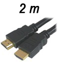 Cabo HDMI macho x macho vers. 1.4 Tblack c/ 2m p/ TV 3D#100