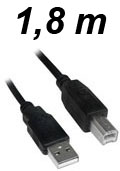 Cabo USB para perifricos USB 2.0 AXB 1,8 m  110052