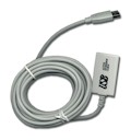 Cabo extensor USB c/ 4,80 metros LeaderShip 8480 branco#98