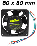 Cooler roletado Roxline 110/220V 80x80x38 mm#98