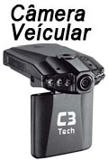 Filmadora veicular C3Tech 720p tela 2,4 pol. at 32GB2