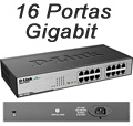 Switch D-Link DGS-1016D 16 portas 10/100/1000Mbps, rack#100