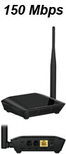 Roteador e repetidor D-Link DIR-608 150Mbps WiFi 5Bi 