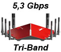 Roteador Ultra Wi-Fi AC5300 D-Link DIR-895L tri-band