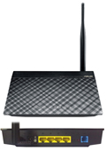 Modem ADSL e roteador WiFi Asus DSL-N10 150Mbps 5dBi2