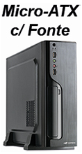 Gabinete desktop C3Tech DT-100 USB3 fonte 200W2