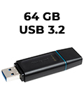 Pendrive 64GB Kingston DataTraveler Exodia USB 3.22