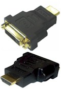 Adaptador vdeo DVI fmea p/ HDMI macho, Tblack 90066#100