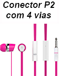 Fone de ouvido c/ mic. C3Tech Espirit EP-103 P2 4 vias2