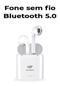 Fone de ouvido sem fio Bluetooth 5.0 C3Tech EP-TWS-20#7