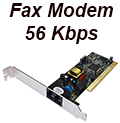 Placa Fax Modem 56Kbps Flexport F1011e PCI verso 2.32