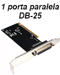 Placa PCI FlexPort F1211HC c/ 1 porta paralela DB-252