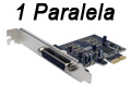 Placa PCI-e c/ 1 paralela FlexPort F2211MW perfil alto