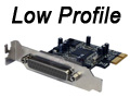 Placa PCI-e c/ 1 paralela Flexport F2212mW perfil baixo