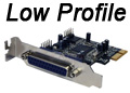 Placa PCI-e c/ 1 paralela FlexPort F2212W perfil baixo#100