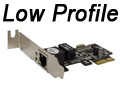 Placa rede PCI-e FlexPort F2712e1 gigabit perfil baixo