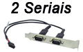 Conversor USB p/ 2 seriais DB-9 FlexPort F512C1W Slot