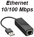 Conversor USB 2.0 p/ rede Ethernet 10/100 Mbps Flexport