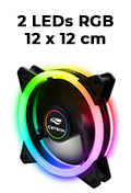 Cooler cores RGB C3Tech F7-L200RGB 120x120mm 12V2