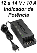 Fonte 12V-14V MCM FON1151-RS1 10A indicador de potncia#98