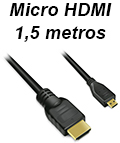 Cabo micro HDMI p/ HDMI Flexport FX-MHDMI02 c/ 1,5m9