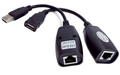 Extensor USB em cabo de rede FlexPort FX-UE01 até 45 m#98