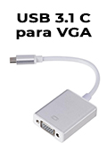 Conversor USB 3.1  tipo C p/ VGA-PC Flexport FX-UTC03#7