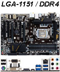 Placa me Gigabyte GA-Z170-D3H LGA-1151 7 slots DDR4 4K2