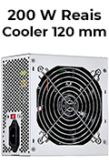 Fonte ATX 200W reais Multilaser GA114BU OEM cooler 12cm2