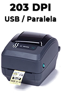 Impressora Zebra GK420t 203 DPI 4 pol. USB paralela2