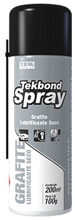 Grafite lubrificante seco spray Tekbond 200ml 100g #100