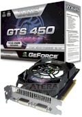 Placa de vdeo Zogis Geforce GTS 450, 1GB DDR5, 2 DVI #98