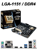 Placa me Asus H170M-PLUS/BR LGA-1151 DDR4 VGA DVI HDMI#100