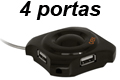 HUB USB com 4 portas OEX HB100 400mA 2