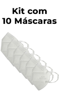 10 mscaras mdica proteo Resp. Multilaser N95 PFF22